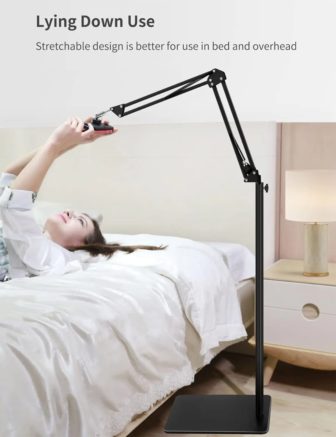 Tablet Floor Stand Adjustable Phone Holder For iPad Air Pro Mini 11 12.9 13 Inch Samsung Xiaomi Pad 6 iPhone Kindle Accessories - 2
