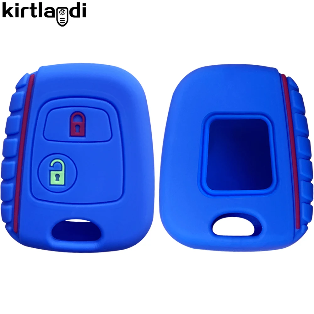 Silicone Remote Car Key Case Cover Shell For Citroen C1 C4 C2 C3 Berlingo Xasara Picasso For Peugeot 107 207 307 407 206 306 406 key case key case cover