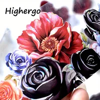 2m/Roll Laser Dark Rose PET Stickers Vintage Flower Decorative Adhesive Tape For Stickers Scrapbooking Journaling DIY Projects 1