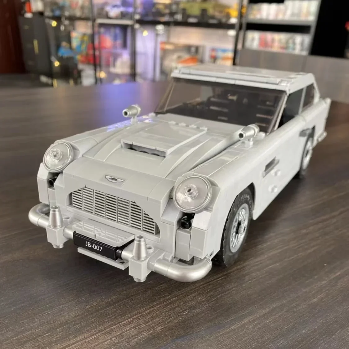 

1439PCS Technical James Bond DB5 007 Classic Car Fit 10262 Model Building Block Assemble Bricks Toys Gifts For for Adult Boy