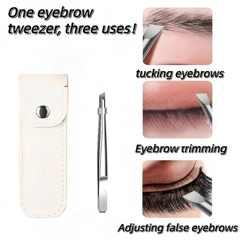 눈썹 및 수염 정리에 적합한 고품질 스테인리스강 핀셋 다기능 미용 및 얼굴 관리 도구