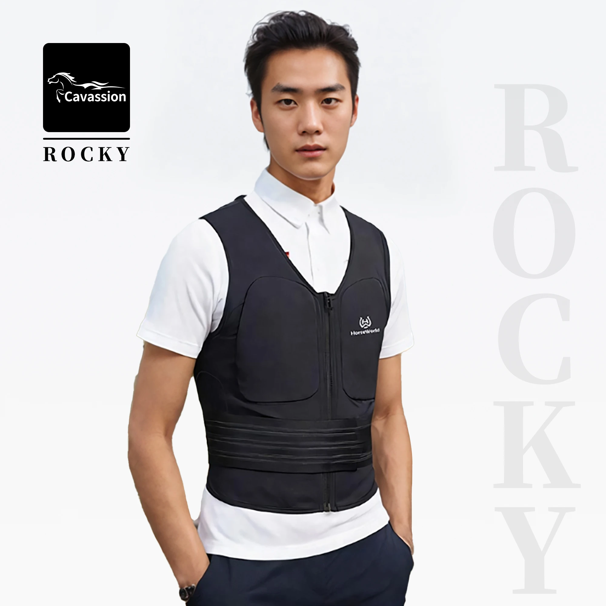 Horse riding protective vest for both men and women, suitable for both fall and collision prevention8108020 3