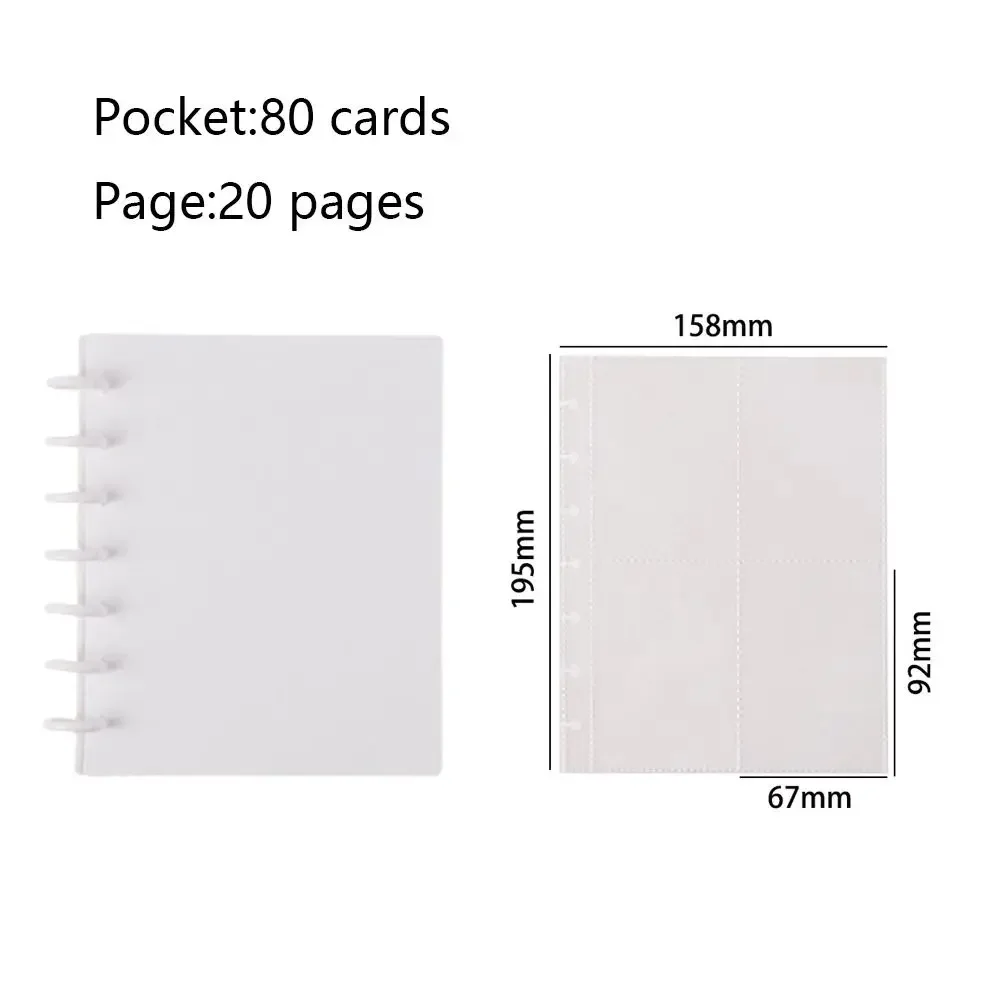 Stylish Multi-Pocket Photo Album & Card Holder Binder