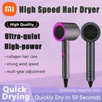 Xiaomi Negative Ion Hair Dryer Professional High Speed Styling With Blue Light Collagen Low Noise Quick Dry Safe Household Use 1