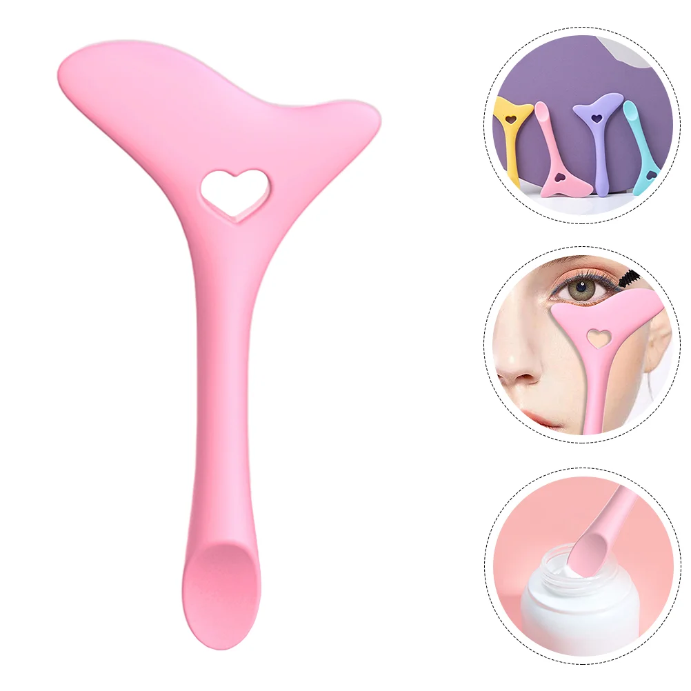 

Silicone Eyeliner Guide Reusable Eyeliner Aids Easy- Eyeliner Applicator Eyeliner Stencil Shaper Multi- function Under Eye Pads