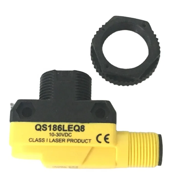

Хорошая цена, оригинальный диапазон чувствительности 30 м, QS186LEQ8 70253 Npn фотоэлектрический датчик, датчики баннера
