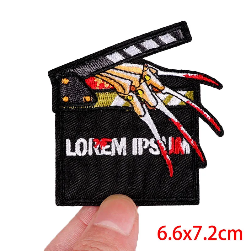 Kompass/Sonne Nähen Patch Gestickte Patches Auf Kleidung Punk Eisen Auf Patches Für Kleidung DIY Stickerei Schmelzbaren Patch Aufkleber – Detail 38