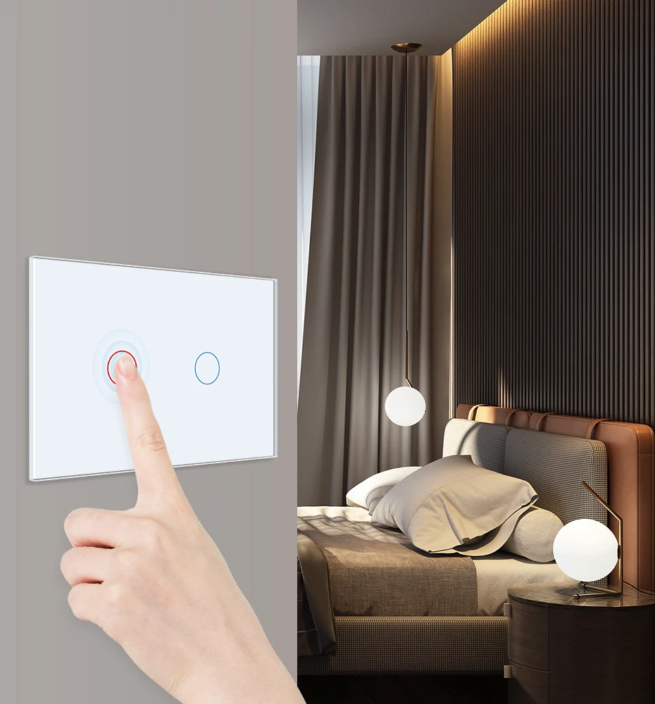 Livolo US Standard Smart Switch Wifi ,Wireless Intelligent Control Touch Light Switch ,1 Gang 1 Way for Google Home,Aleax images - 6