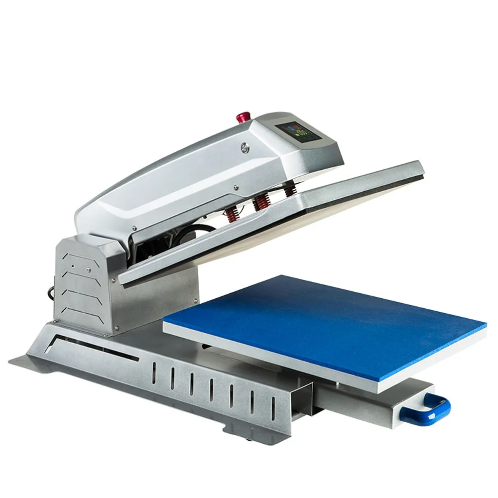 38*38cm Heat Press Machine Electric automatic Sublimation Printing pull-out Heat Transfer Design for T-Shirt