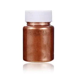 Gold and Silver Edible Glitter Powder for Cake and Pastry Decoration - 15g (Bronze)