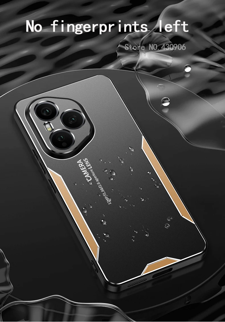 Für Honor 400 Pro Fall Metall Aluminium Schutz Objektiv Frost Verhindern Fingerabdrücke Metall + TPU Abdeckung Für Honor 400 Pro – Detail 8