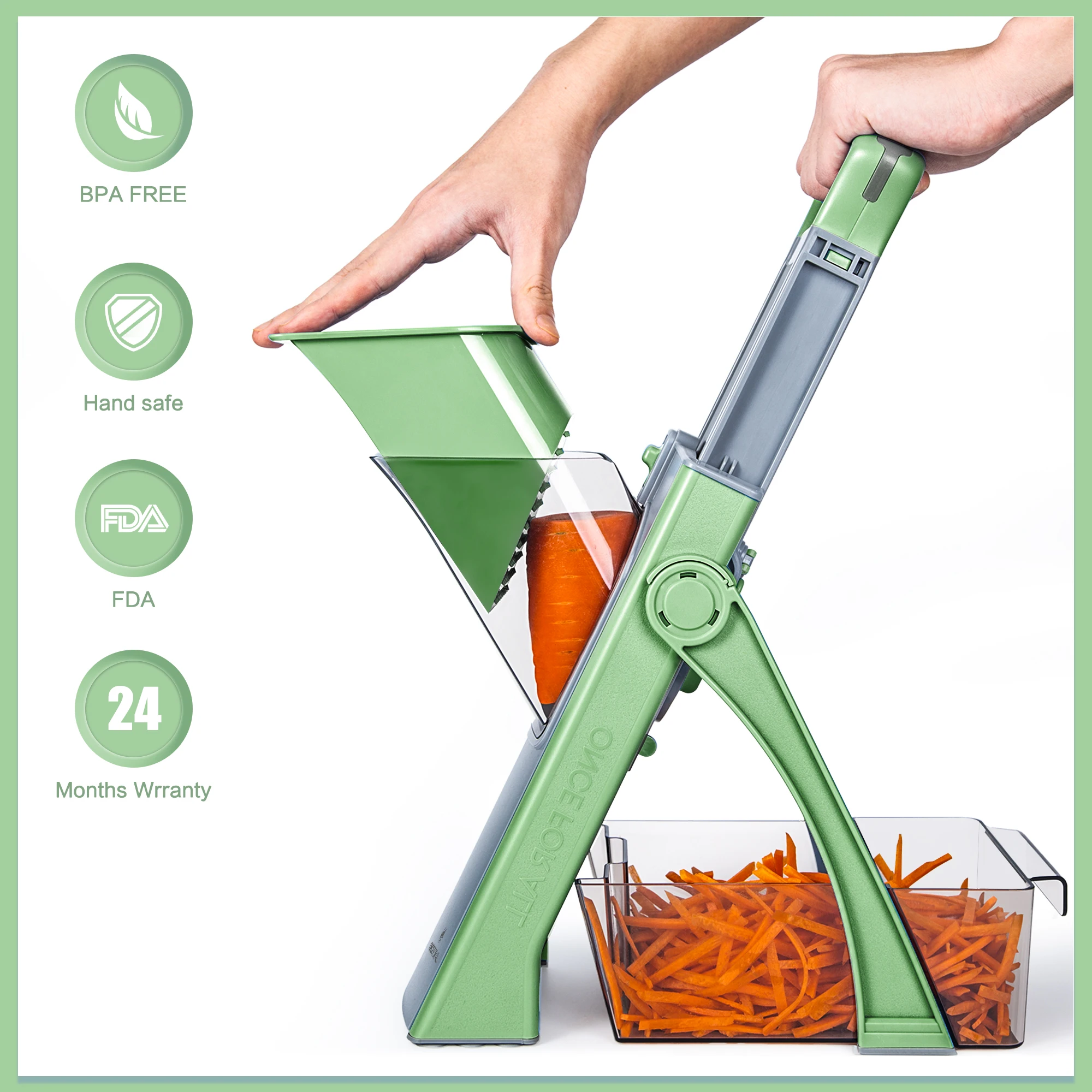 OnceforallVegetableCutterMandolineSlicerFoodChopperKitchen