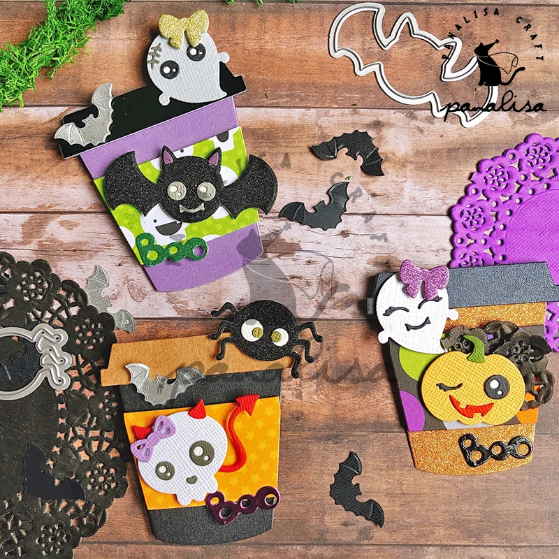 Panalisacraft-Halloween-Ornaments-Cute-Bat-Metal-Cutting-Dies-halloween ...