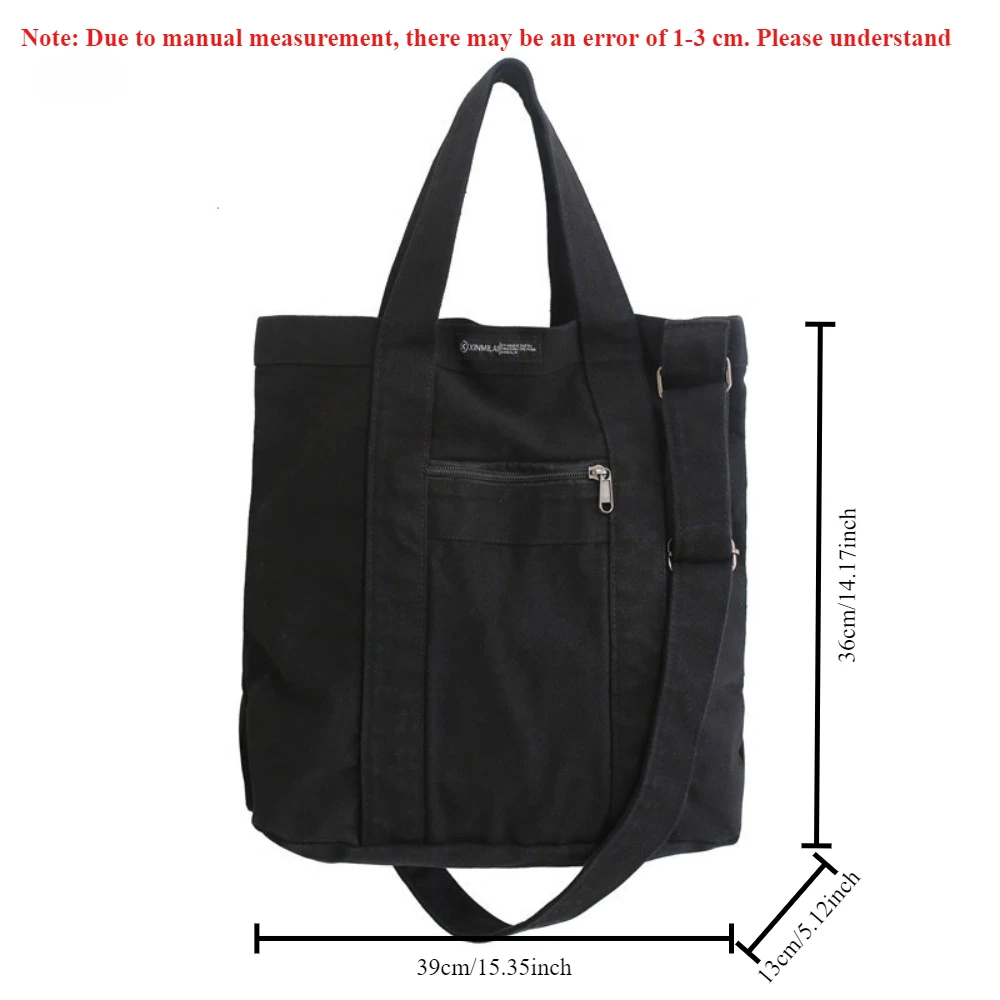 Retro Day Canvas Bag New Diagonal Span Men's Leisure Commuter Handbag Personality Fashion Solid Color Shoulder Bag Сумка Женская