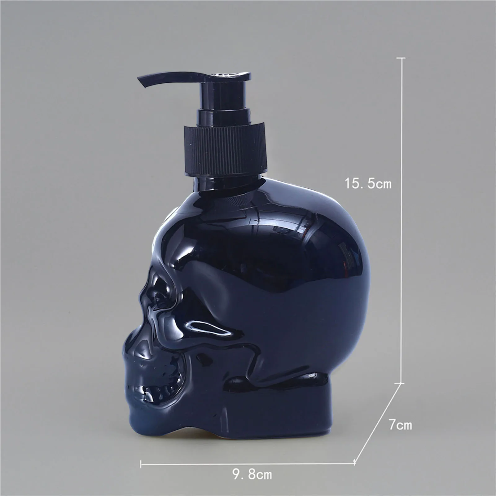 Refillable Liquid Hand Soap Dispenser Skeleton Skull Empty Bottle Container Shampoo Lotion Soap Uses