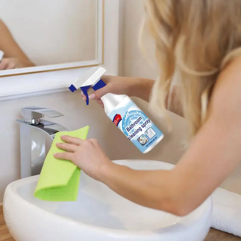 Bathroom Cleaning Spray 120ml Multifunctional Fast Action Spray Cleaner Bathroom Stain Remover Powerful Cleaning Tool For Home