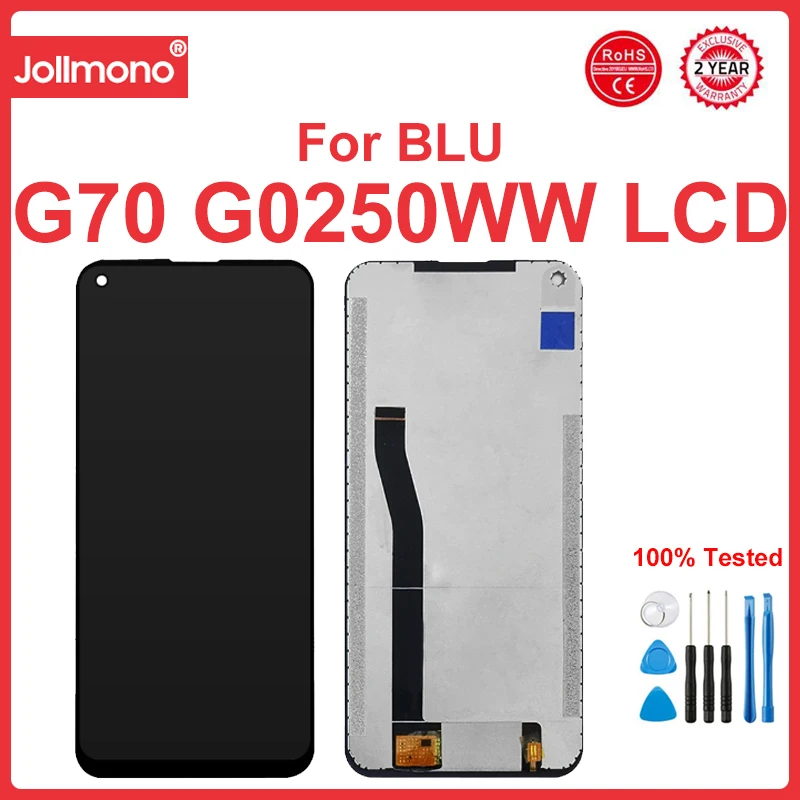

New 100% For BLU G70 G0250WW LCD Display and Touch Screen Digiziter Assembly For blu g70 G0250WW LCD Parts Sensor