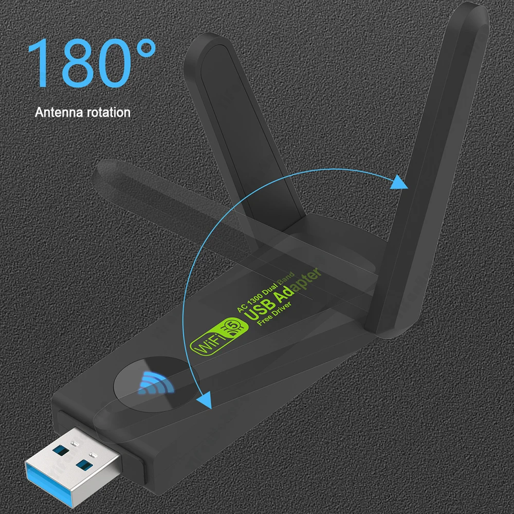 1300Mbps USB 3.0 WiFi Adapter Dual Band 2.4Ghz/5Ghz Wireless Dongle Antenna Ethernet Network Card Receiver For PC wireless usb adapter,wifi usb adapter,wifi miracast dongle