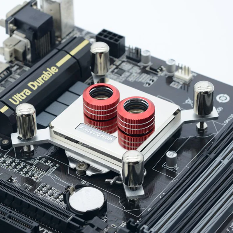 Zemod Wireless Wireless para Intel Water Block Computador Bloco de Refrigeração a Água de Metal Completo 60*60 Capa 0.5 Microcanal. Ventiladores e resfriadores - Imagem 6