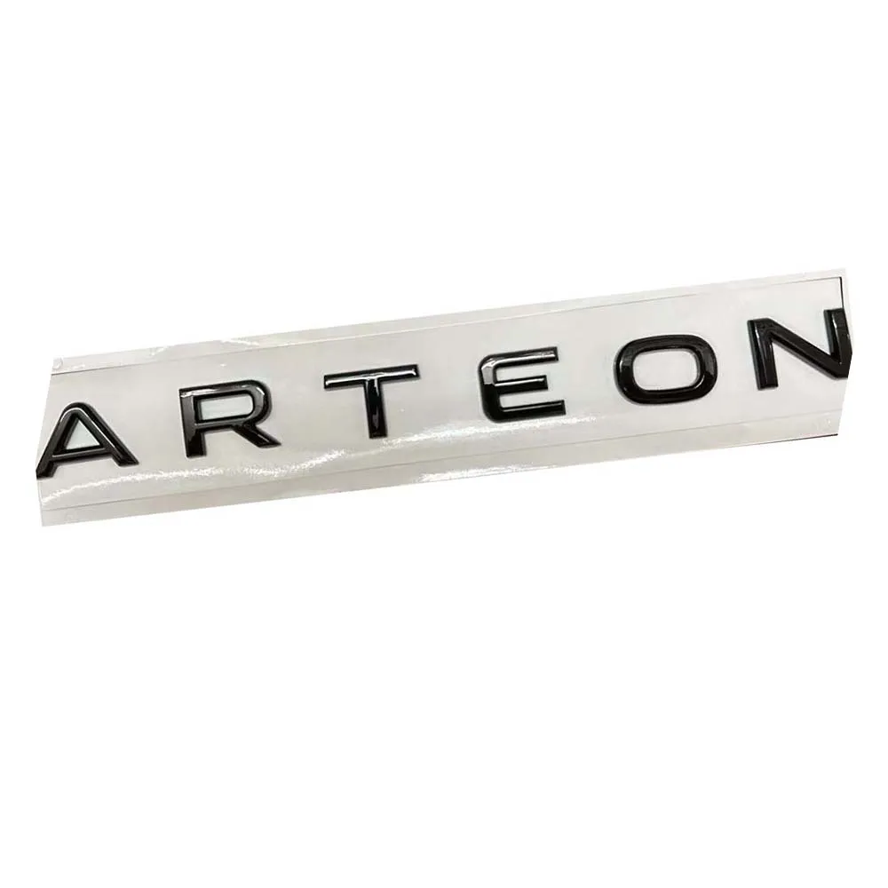 Per Arteon Lettering Emblem Sticker Logo Flat Badge Car Black Gloss Car Sticker