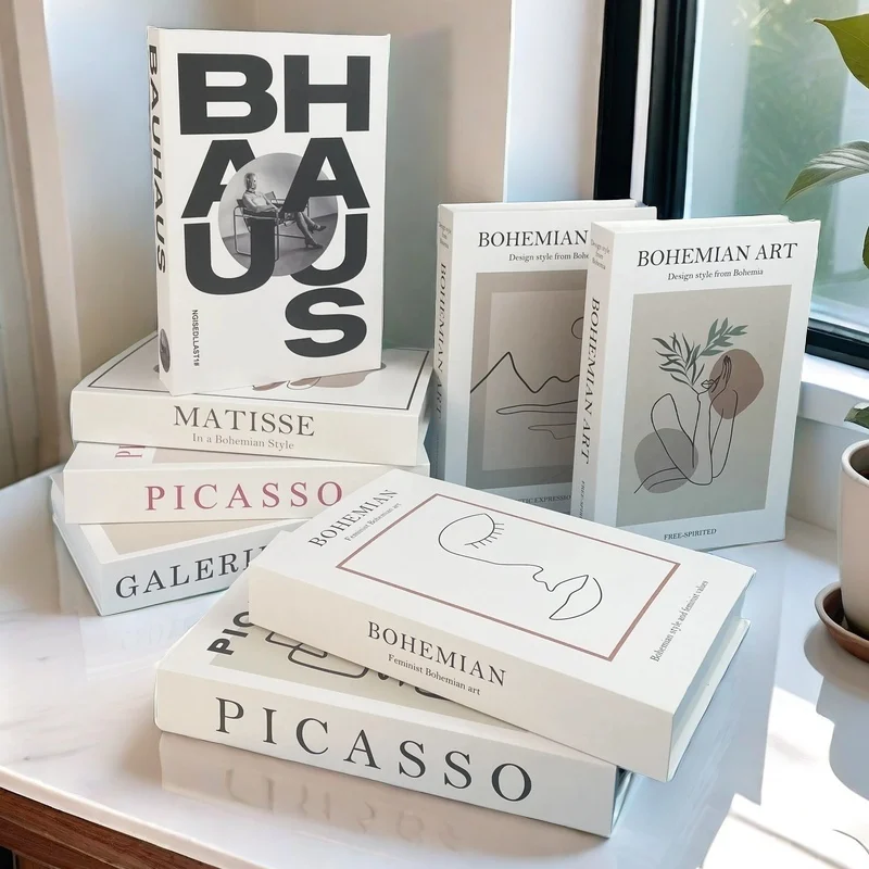 Lot De 3 Livres Décoratifs Pliables - Boîtes De Rangement Camouflées Pour Salon, Bureau, Hôtel - 10