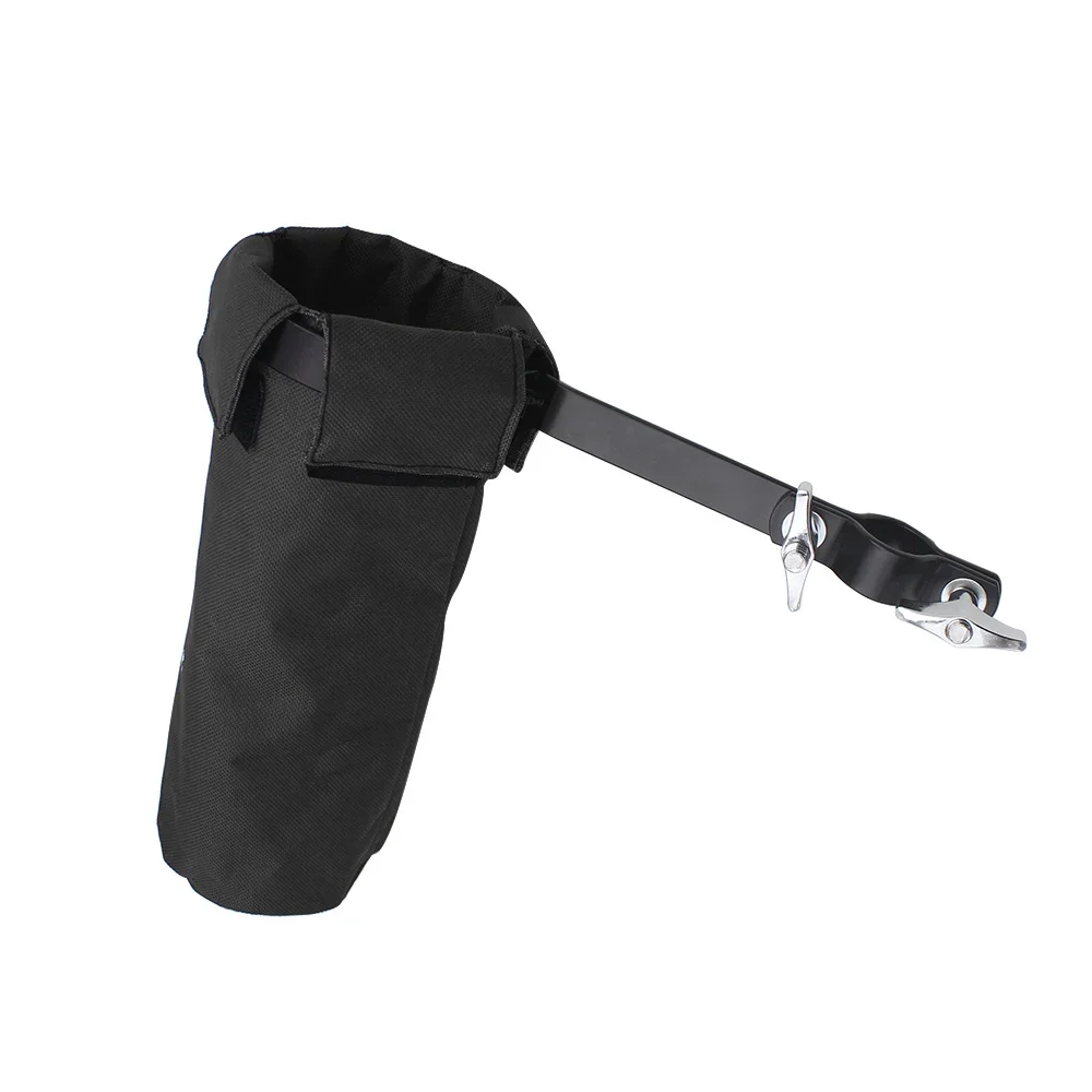 Drumstick Bag Drum Stick Bag Case Black Cylindrical Drumsticks Holder 600D Oxford Fabric Percussion Drum Instrument Accessories