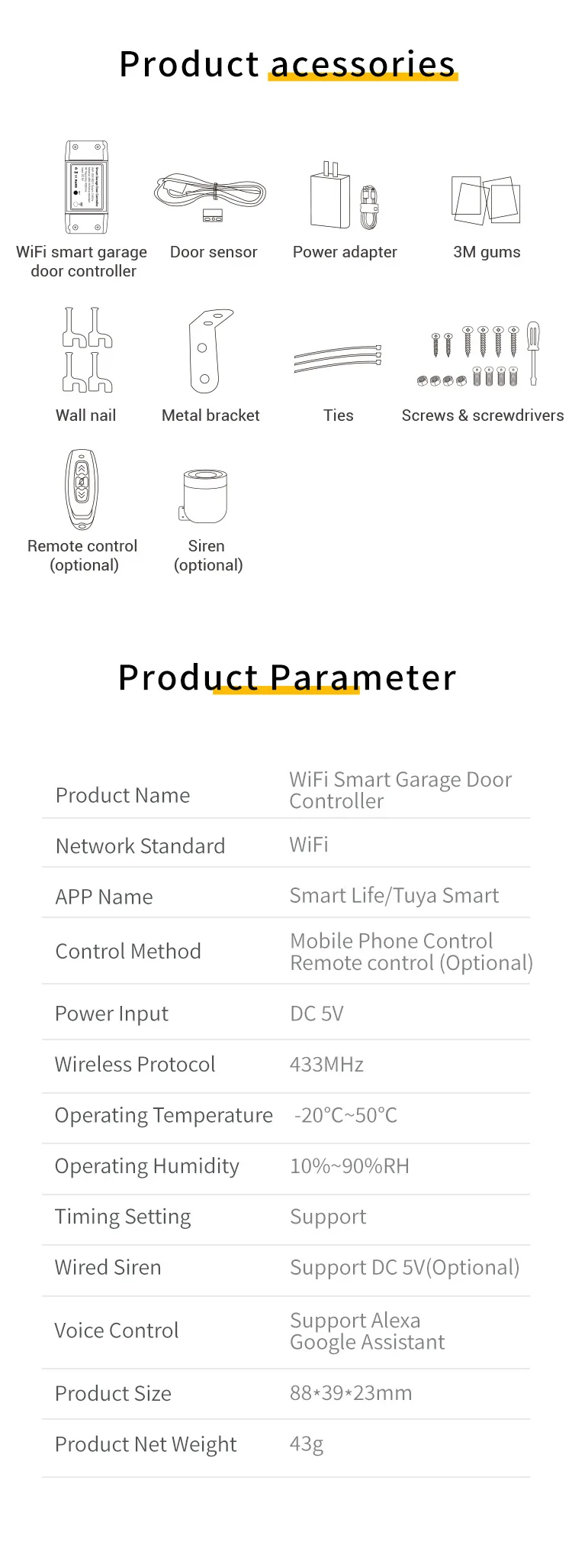 controle remoto para porta