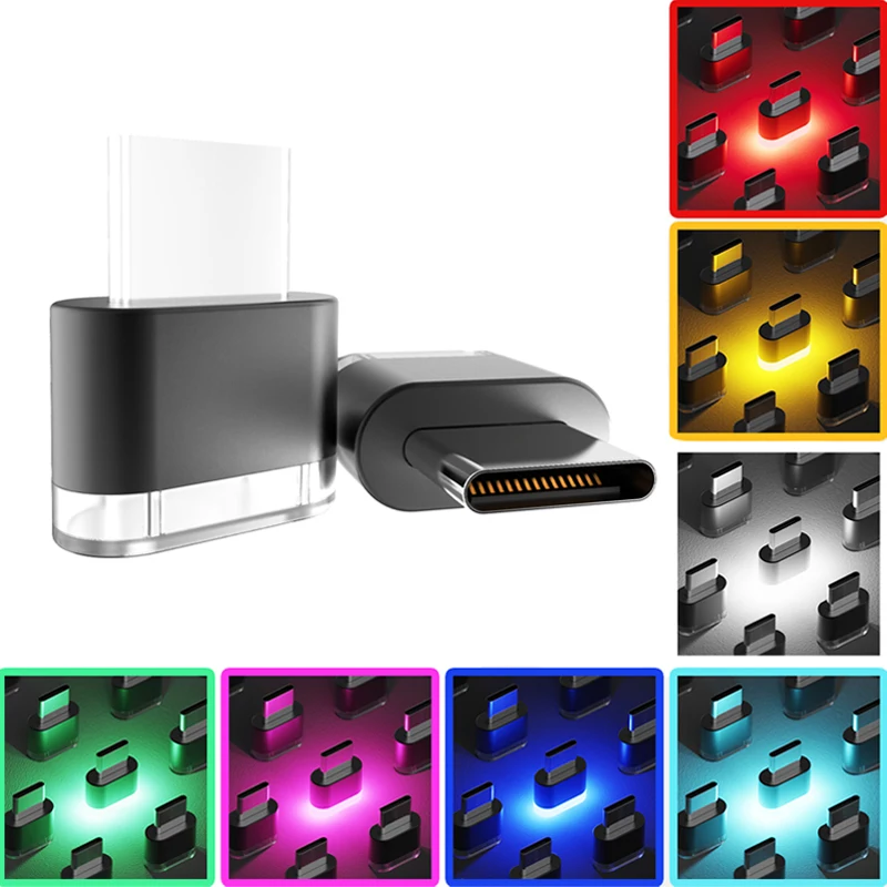 Mini Type-C LED Ambient Light – Portable Plug-and-Play Decorative Lighting