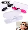 1pc Soft Sunbathing Eyewear Tanning Goggles Beach Adjustable UV Skin Tanning Eye Protection UV Glasses Black 1
