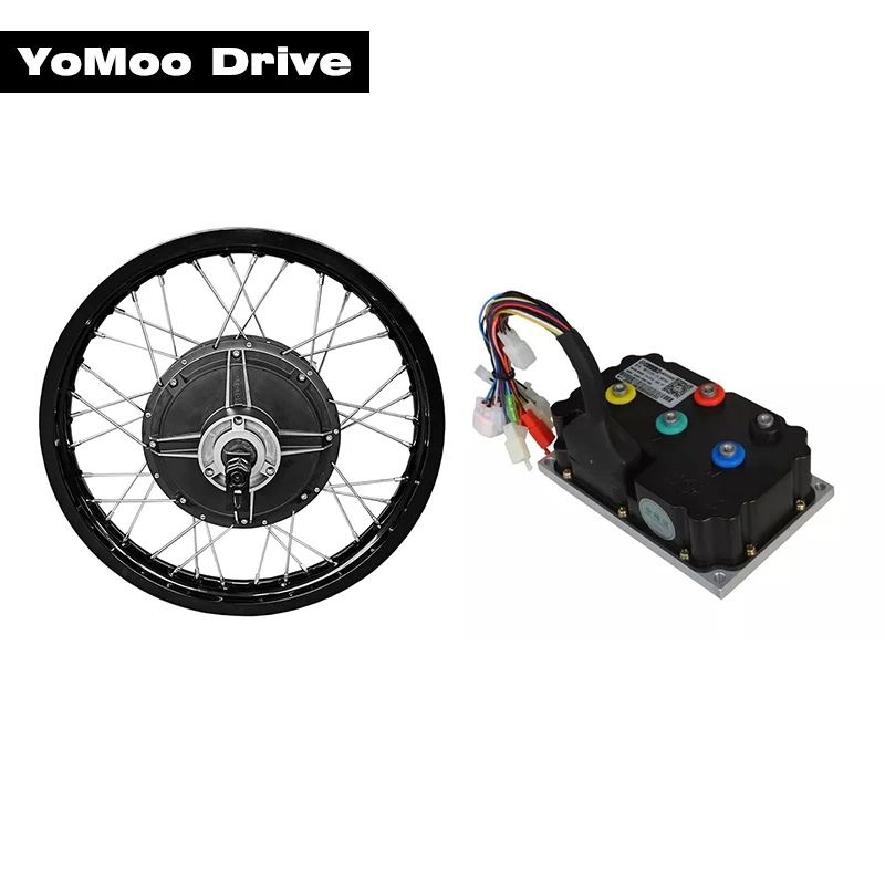 

High Power QS 205 3KW 200mm Dropout Spoke Hub Motor Moped Motorcycle Rim 18" 19" 21" With ND72360 Controller for Electric Ebike