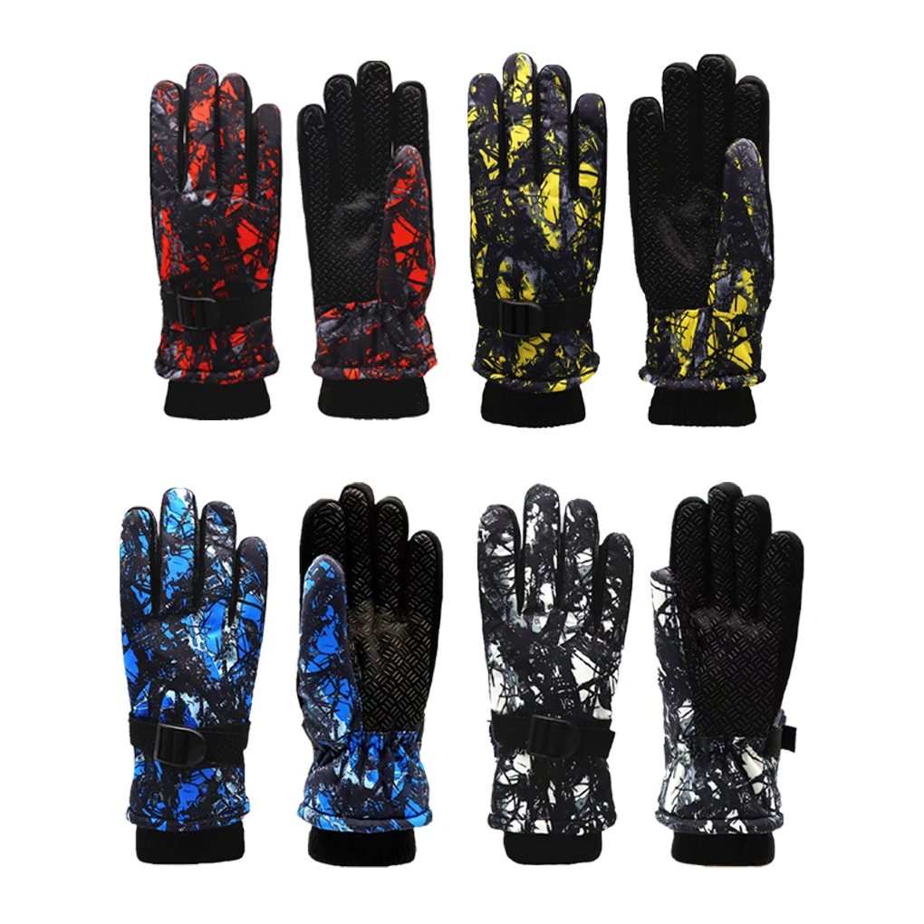 

Kids Gloves Waterproof Mittens Cold Snowboard Glove for Outdoor Sports