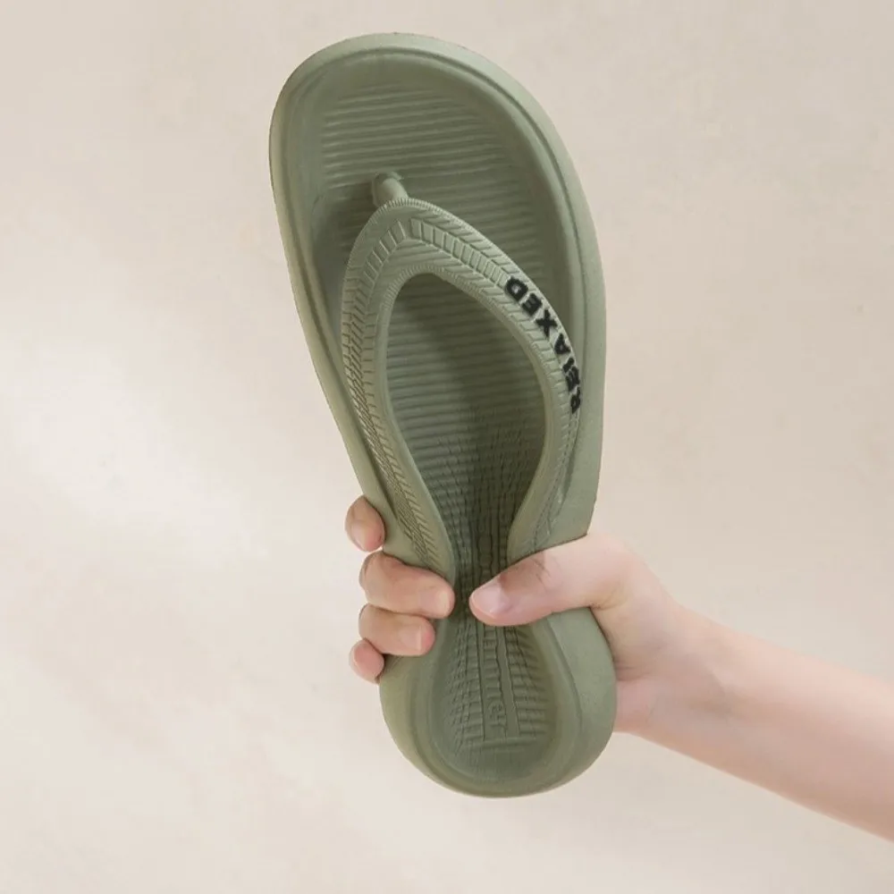 Rutschfeste Herren-Sandalen mit weicher Sohle, geruchsneutrale Damen-Flip-Flops mit Zehenclip aus EVA für Strand und Bad – Detail 7