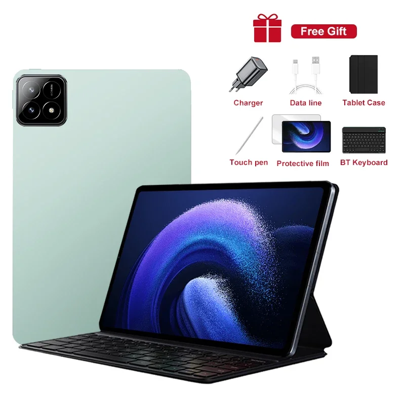 thumbnail image 1 of Tableta Pad 6S Pro 2024, versión global, Android 14, Snapdragon 8 Gen2, 16 GB + 1 TB, GPS, 5G, WiFi, doble SIM, HD, original, PC, 1 of 5
