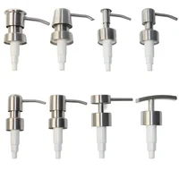 1pc Pump Head & Tube Stainless Steel Lotion Bottle Dispenser Soap Dispenser Press Head Bathroom Supplies For 25mm Bottle Mouth 1
