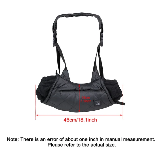 Fűtött Kézi Tasak Puha Gyapjú Bélés Feltöltött 3 Hőmérsékleti Beállítások Kézmelegítő Usb -Csatlakozóval Muff - Image 6