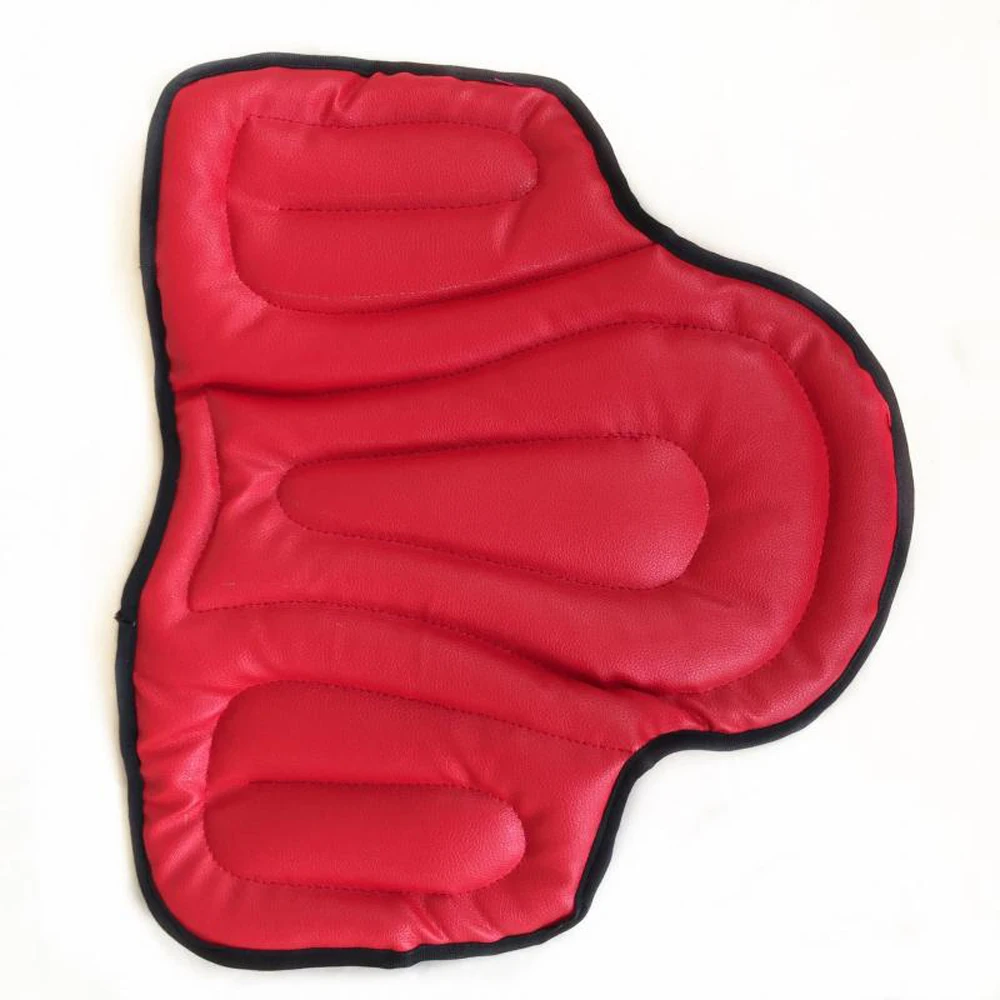 Leather Horse Riding Seat Shock Absorbing Memory Foam Saddle Cushion for Outdoor Equestrian Riding Horse Equipment Accessories