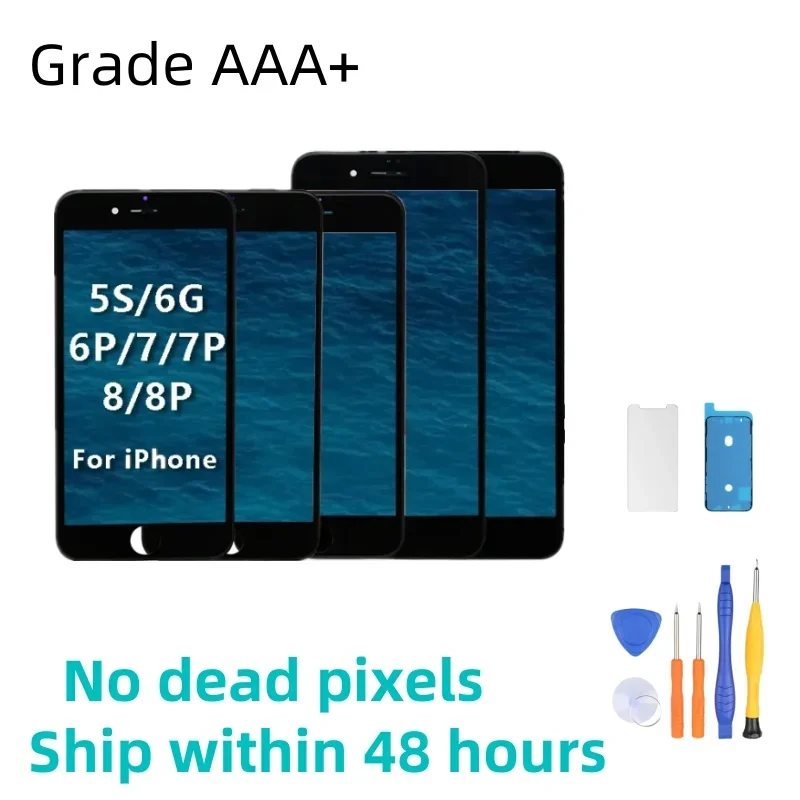 Display Lcd Di Alta Qualità Per Iphone 5S 6 6S 7 8 Plus Sostituzione Touch Screen Per Display Lcd Iphone 6Splus