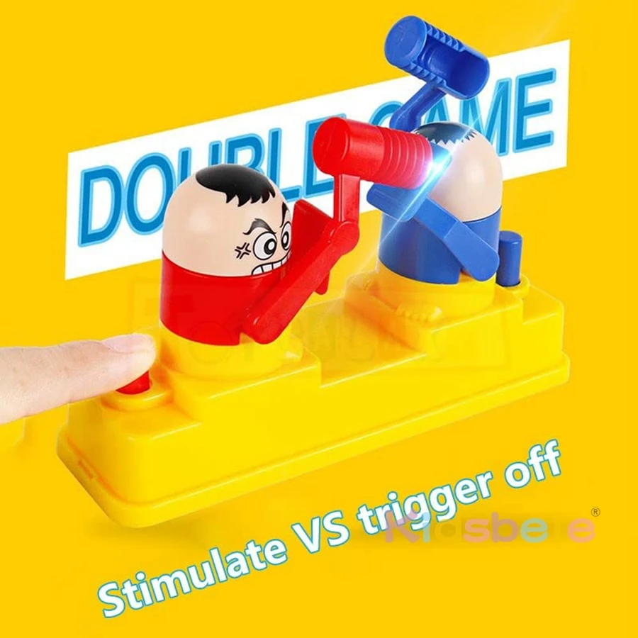 Battle Hammer Game Hit And Play Continuous Whole Family Hammering Hiding Stress Reducing Contest Hit Toy For Kids Two Persons
