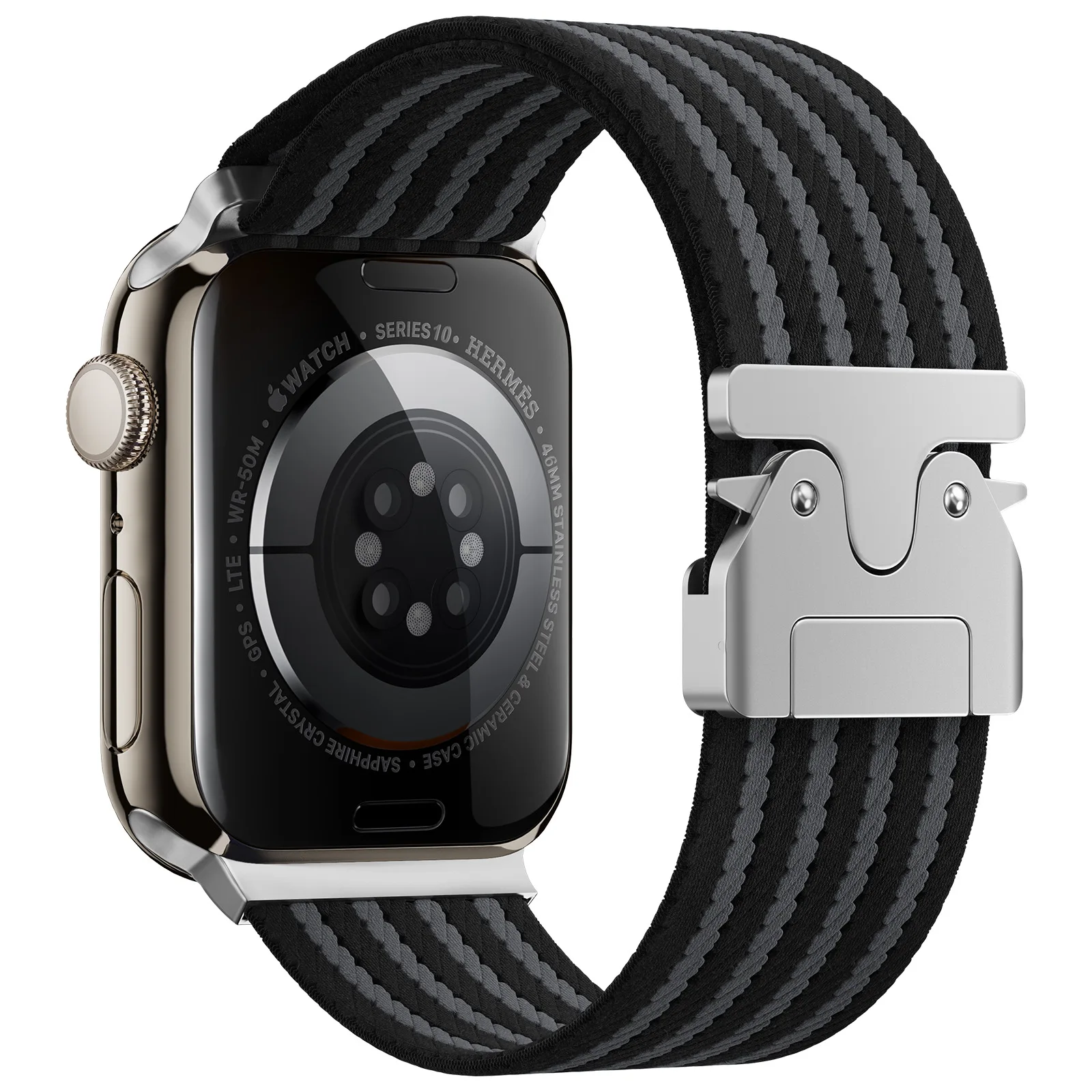 Nylon Braided Strap for Apple Watch - Versatile, Durable, and Stylish Bracelet