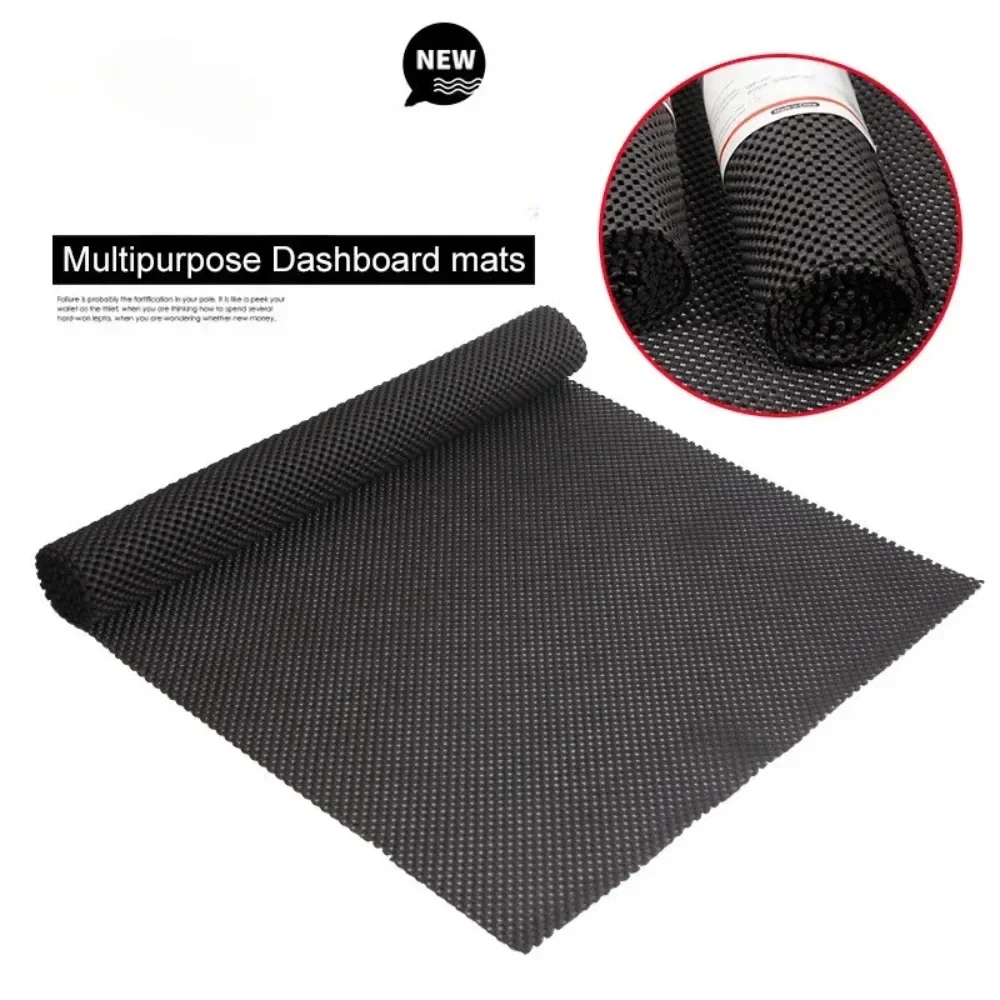 Car Non Slip Mat Non Slip Mat Car Trunk Mat Non-slip Soft DIY Free Cutting Easy To Clean Mat Outsize Mesh Fabric Mats PVC Foam
