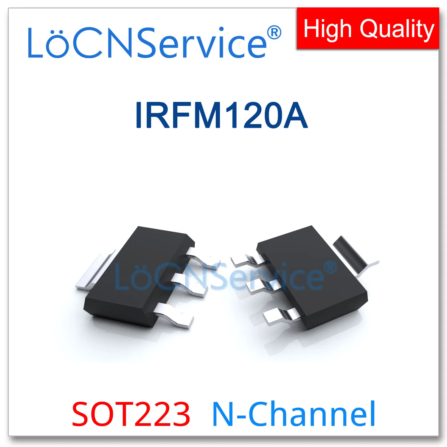 

LoCNService 100PCS 1000PCS IRFM120A SOT223 High Quality Made in China N-Channel