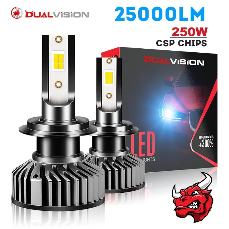 H7 LED 헤드라이트 전구 Canbus 25000LM CSP 칩 LED H4 H1 ..