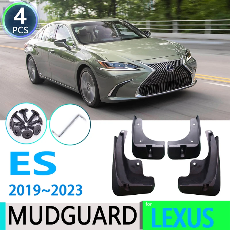 for Lexus ES ES300h ES350 F Sport XZ10 2019 2020 2021 2022 2023 Car Fender Mudguard Mud Flaps