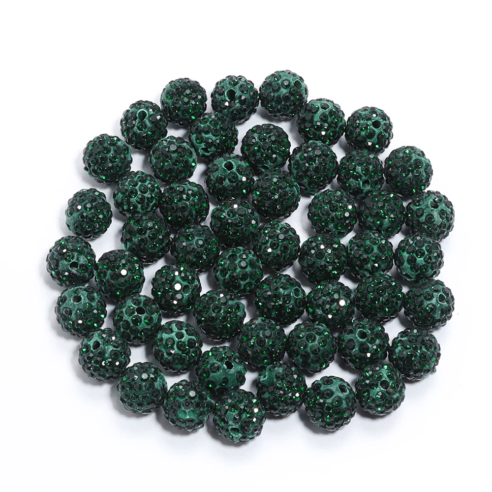 Dowarm 255 Perline Strass 10 Mm Gialle – Kit Per Gioielli Fai Da Te Con Accessori – Per Collane E Bracciali Shamballa - 4