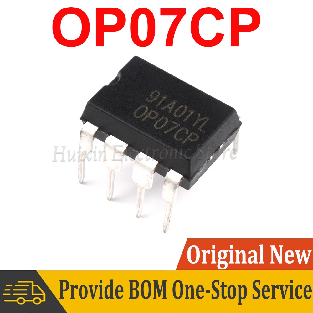 10 Pezzi Op07Cp Dip8 Op07 Dip Dip-8 Chipset Ic Nuovo E Originale