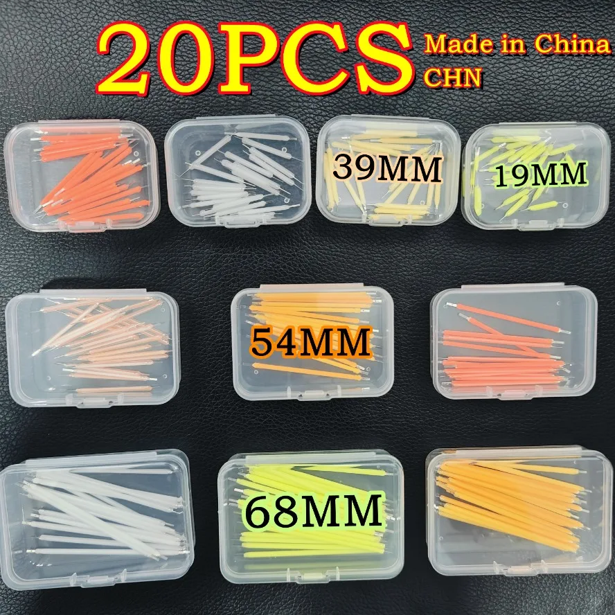 20PCS Per Box Multicolour 3V COB LED Filament 3V Edison Bulb Lamp Parts Incandescent Light Diodes Accessories Holiday Lighting