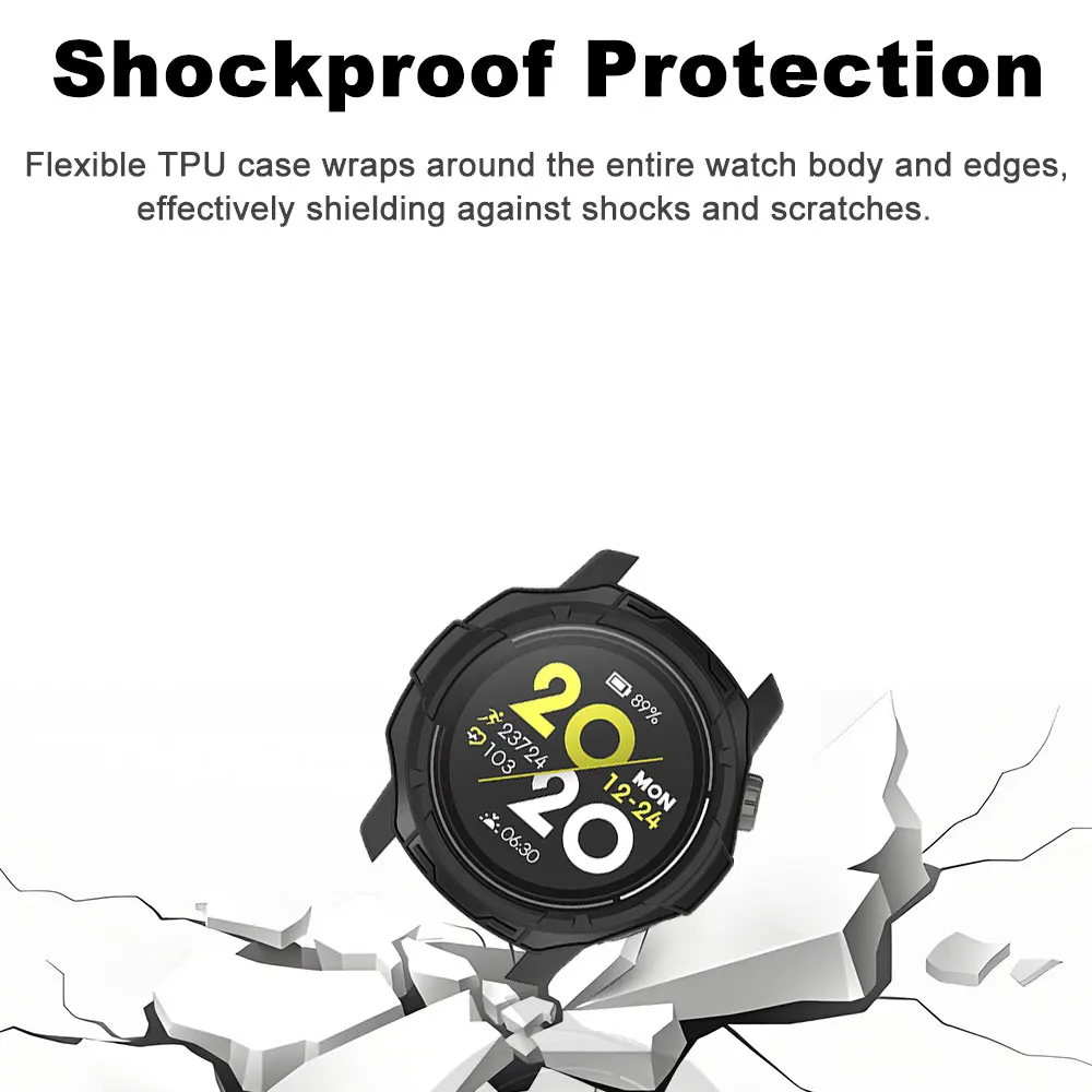 Premium Soft TPU Protective Cover for Smartwatches – Enhanced Durability and Style