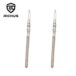 RICHUS Stainless Steel Watch Stem Kit with Crown - Premium Watch Parts (2 pieces)