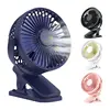 Creative Mini Clip Fan Mute Portable Desktop Home Dorm Stroller For Rechargeable USB High Wind Three Speed Blower Student Deskto 1