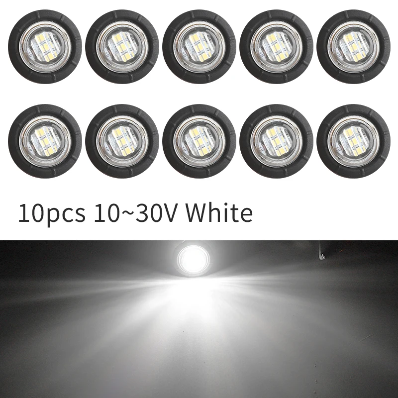 10PCS Luces Led 24v Para Camion Truck Accesorios Led 24v Truck Camiones  Side Marker Lights for fh Kamaz - AliExpress